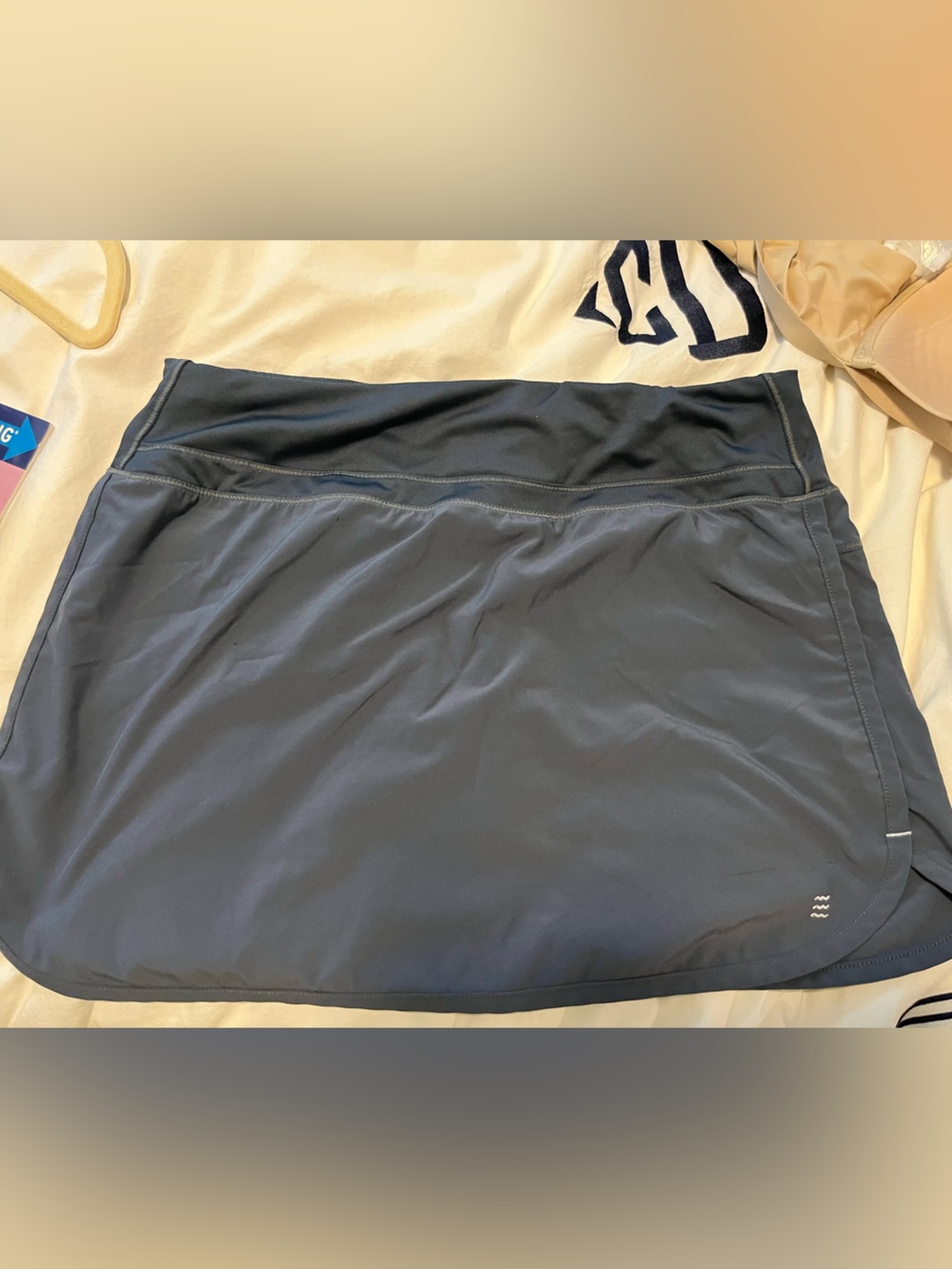Free fly navy skirt women’s skort large fishing running performance